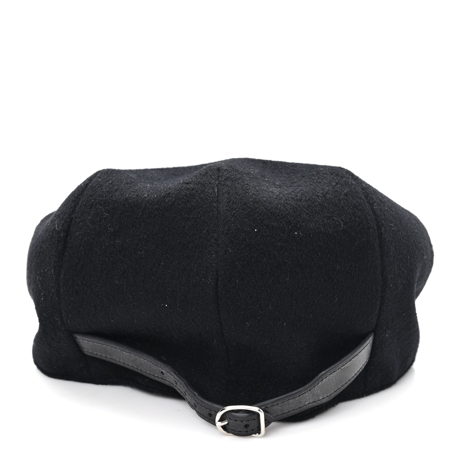 Hermes Cashmere Cap 58 Black 5 of 8