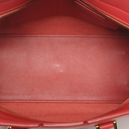 Saint Laurent Calfskin Small Classic Y Cabas Red 5 of 6