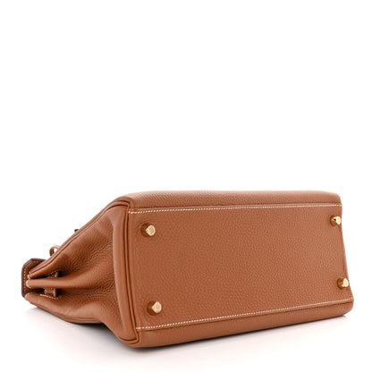 Hermes Togo Kelly Retourne 28 Gold 4 of 12