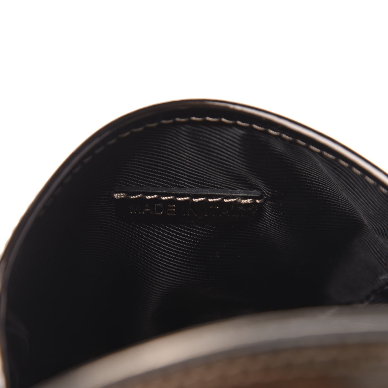 Burberry Patent Calfskin Georgie Mini Crossbody Bag Dark Nickel 6 of 12