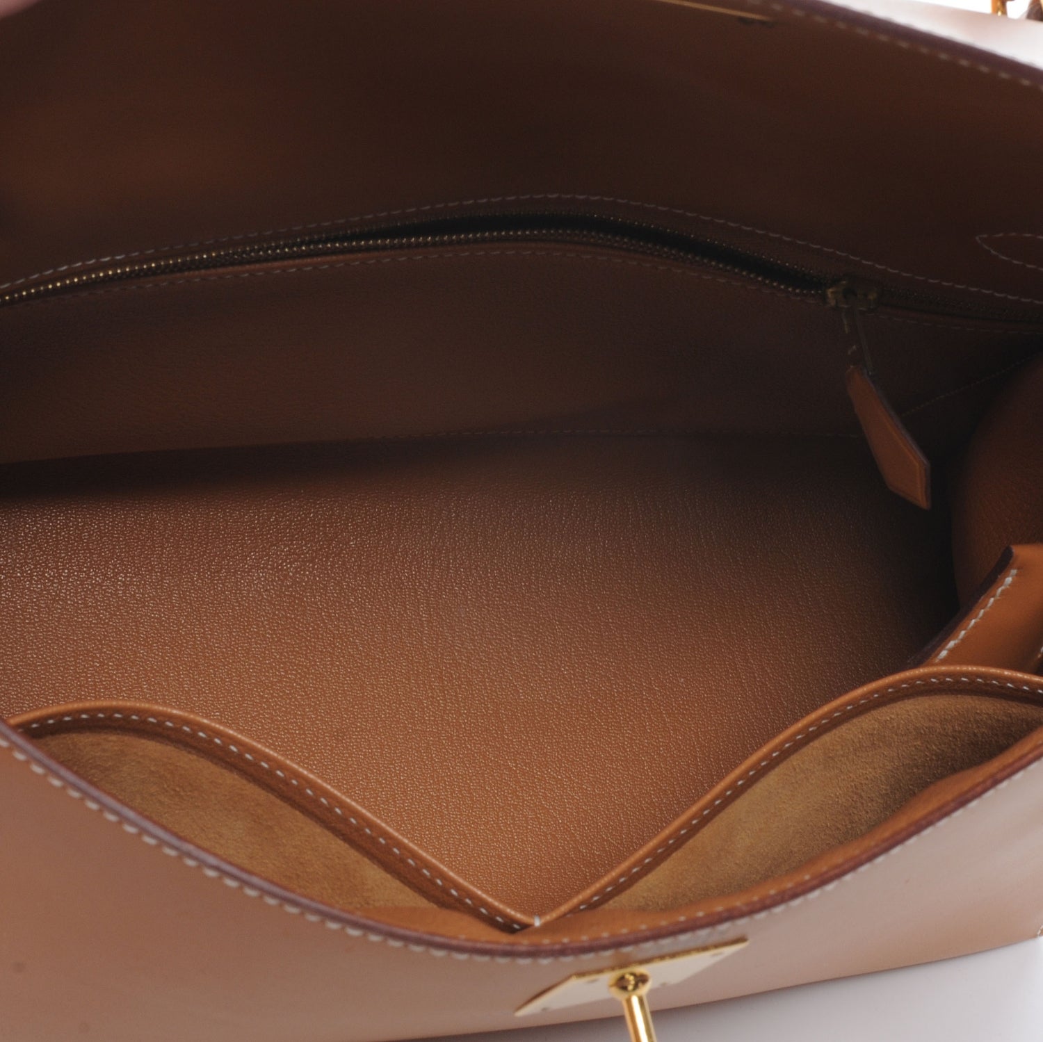 Hermes Chamonix Kelly Sellier 32 Natural 7 of 11
