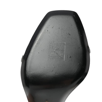 Saint Laurent Patent Calfskin Opyum 85 Sandals 39 Black 11 of 13