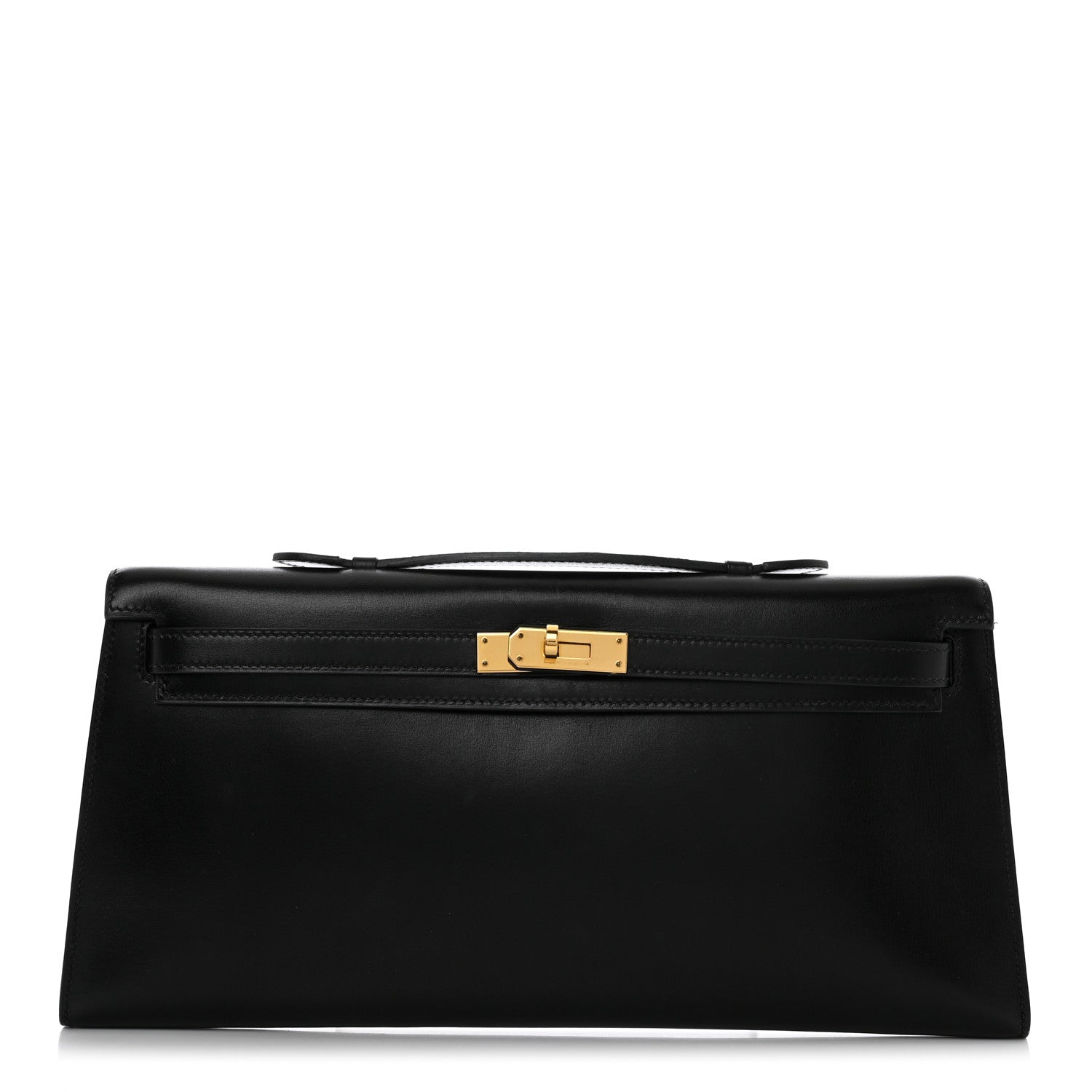 Hermes Box Kelly Longue Pochette Black 1 of 15