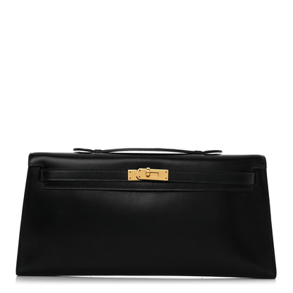 Hermes Box Kelly Longue Pochette Black 1 of 15