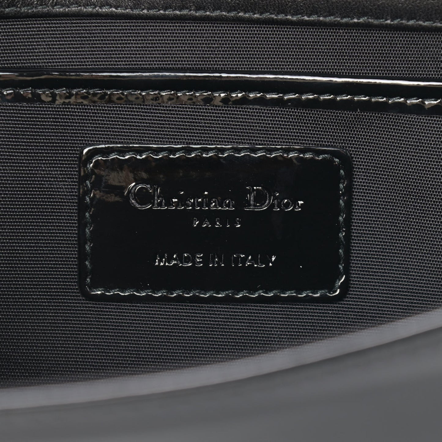 Patent Cannage Lady Dior Convertible Clutch Black