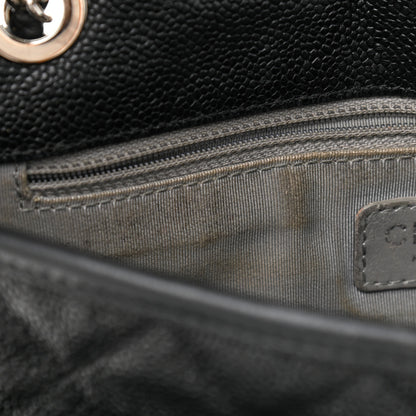 Chanel Caviar Quilted Medium French Riviera Flap Black 8 of 12