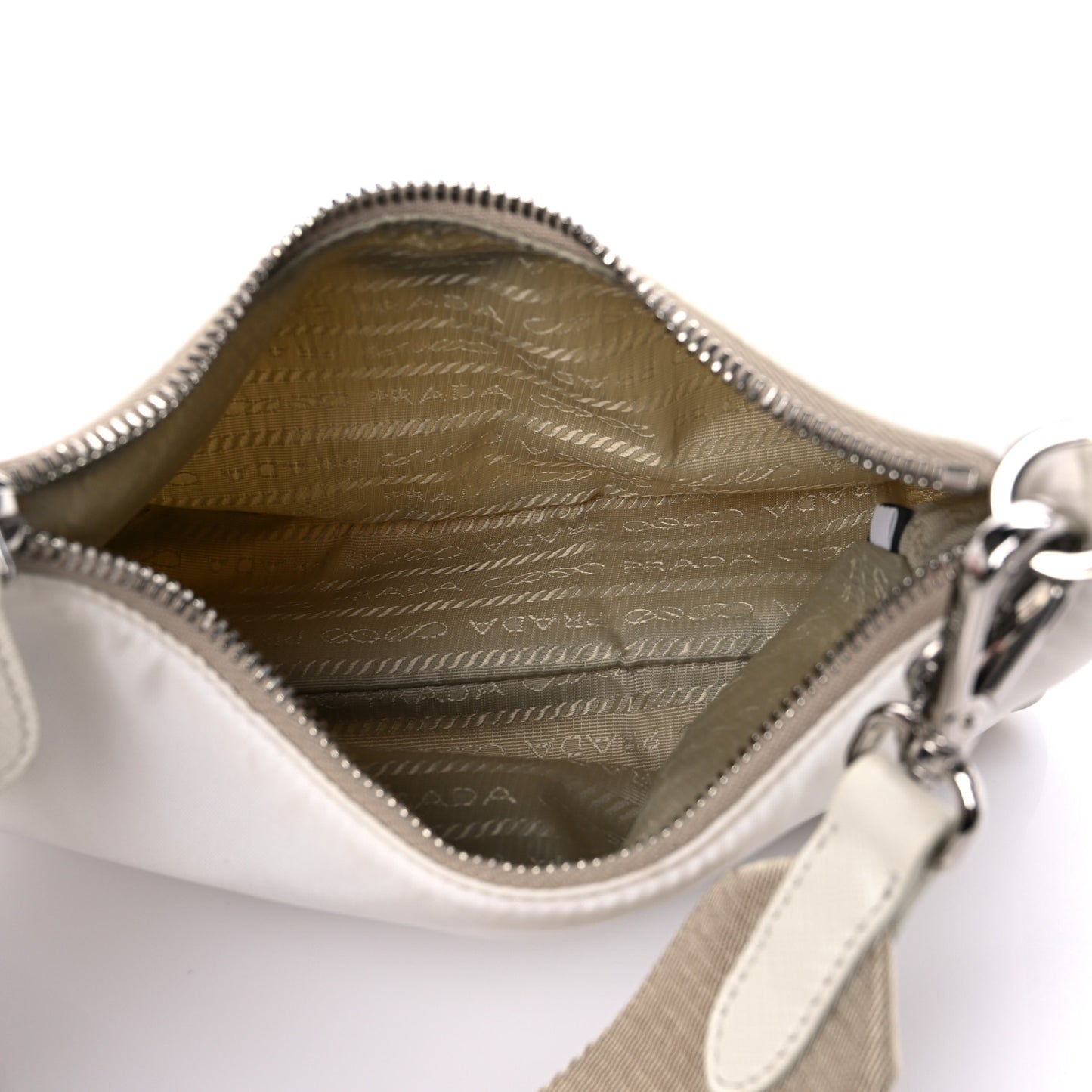 Nylon Re-Edition 2005 Shoulder Bag White
