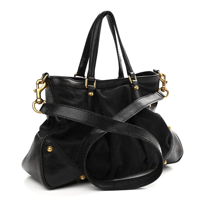 Gucci Monogram Medium Jockey Tote Black 3 of 14