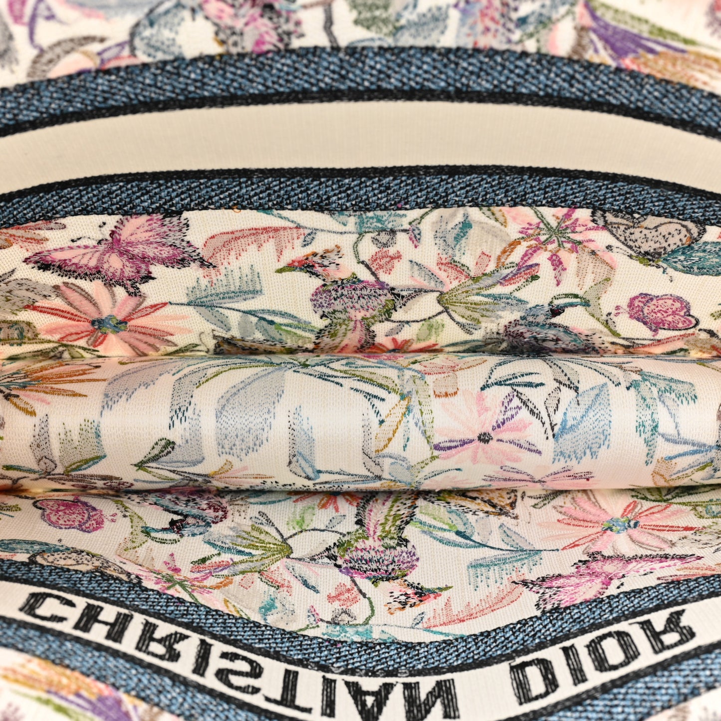 Canvas Embroidered Large KJouy Fantastica Book Tote Multicolor