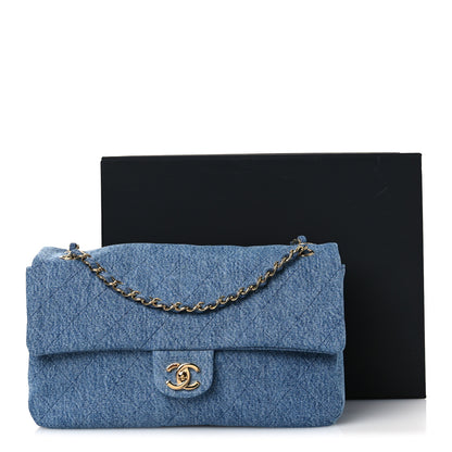 Chanel Denim Small Souplissimo Maxi Flap Blue 12 of 12