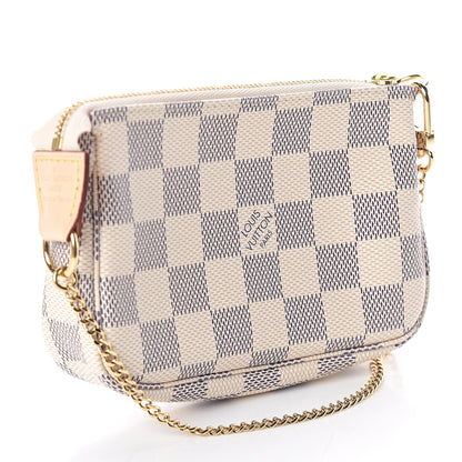 Louis Vuitton Damier Azur Mini Pochette Accessories 3 of 8