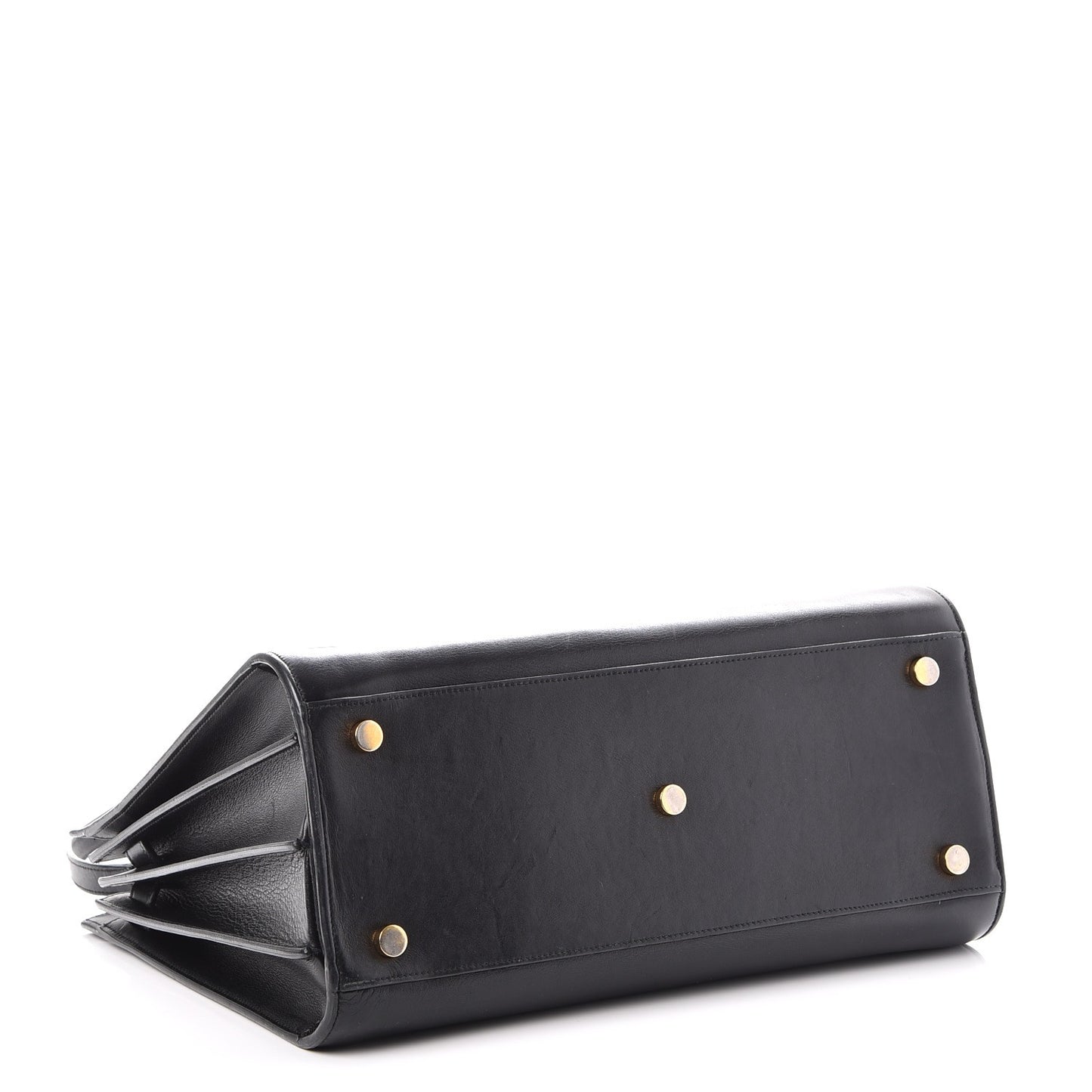 Calfskin Small Sac De Jour Black