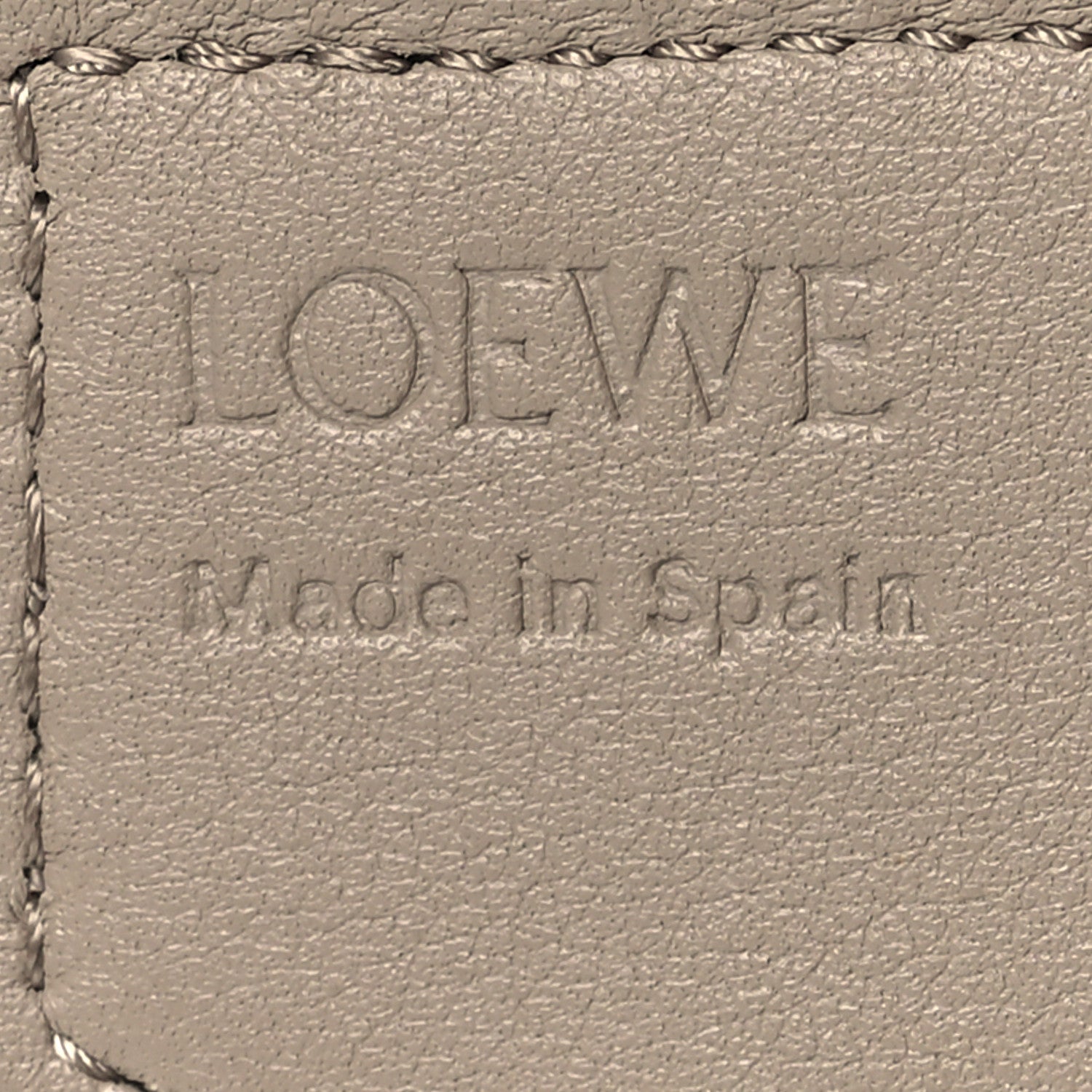 Loewe Calfskin Jacquard Anagram Strap Ecru Natural 3 of 7