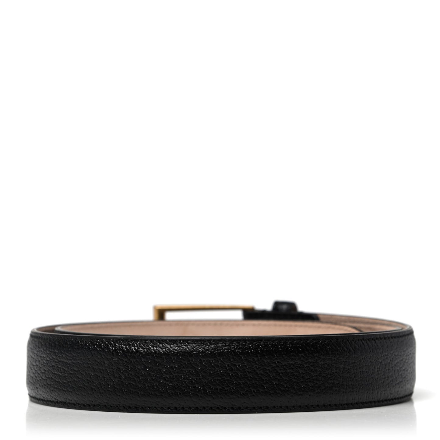 Textured Dollar Calfskin 30mm Belt 100 40 Black