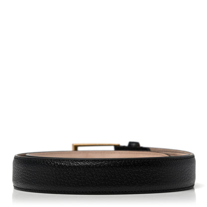 Gucci Textured Dollar Calfskin 30mm Belt 100 40 Black 2 of 5