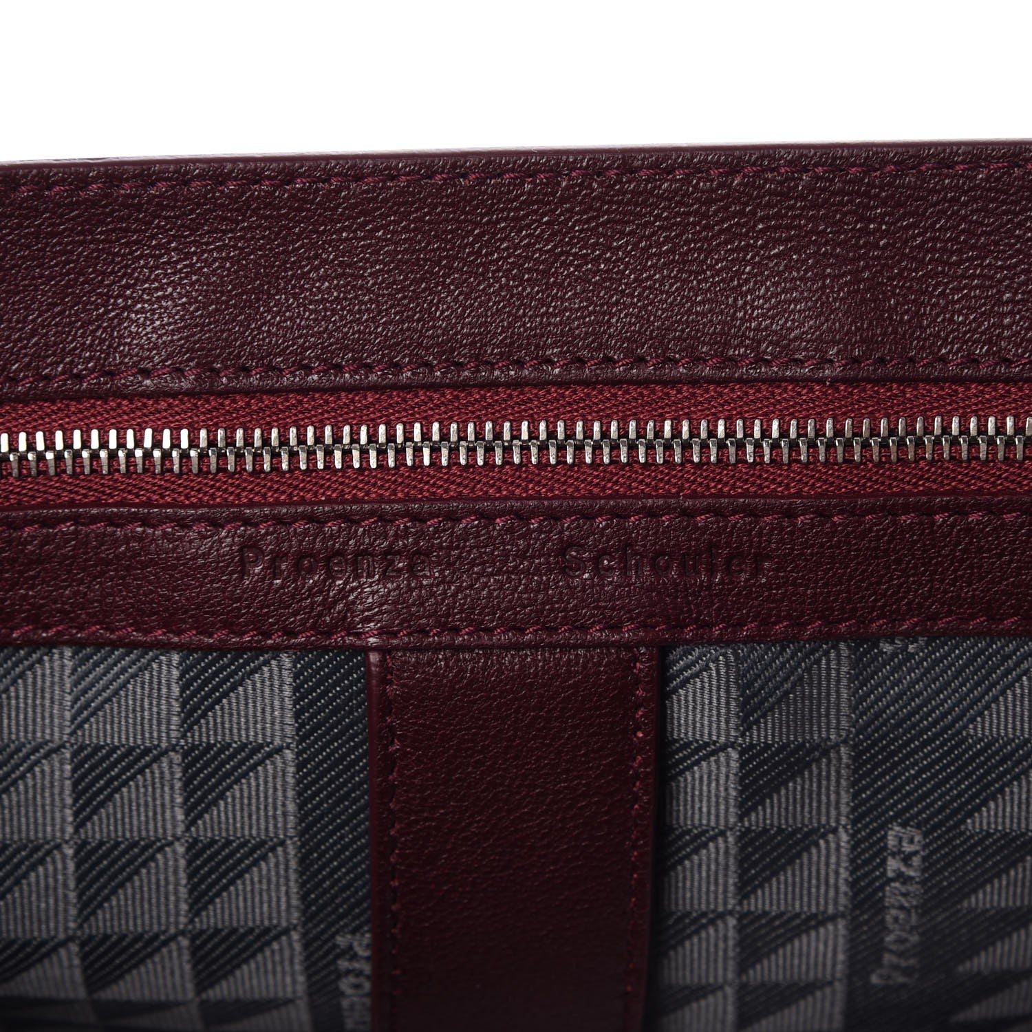 Proenza Schouler Lambskin Medium PS1 Satchel Oxblood 6 of 8