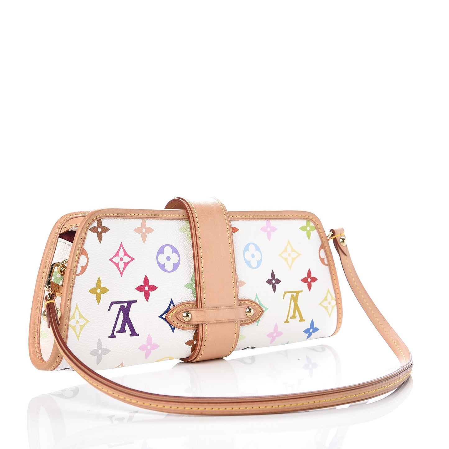 Monogram Multicolor Shirley White