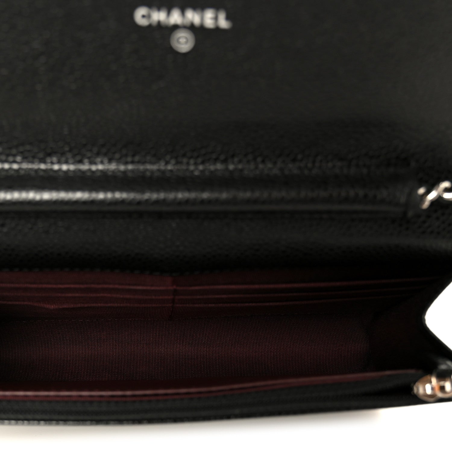 Chanel Caviar Quilted Wallet on Chain WOC Black 4 of 11