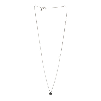 David Yurman Sterling Silver Black Diamond 8mm Petite Chatelaine Pendant Necklace 2 of 3