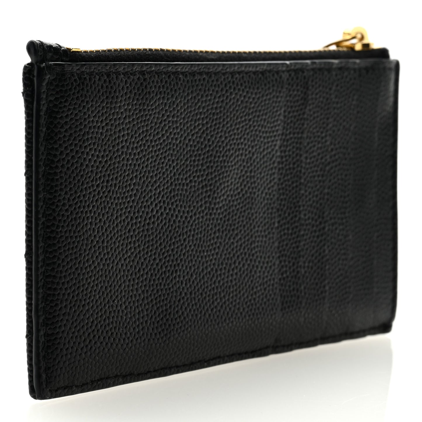 Monogram Grain de Poudre 5 Fragments Zip Pouch Card Holder Black