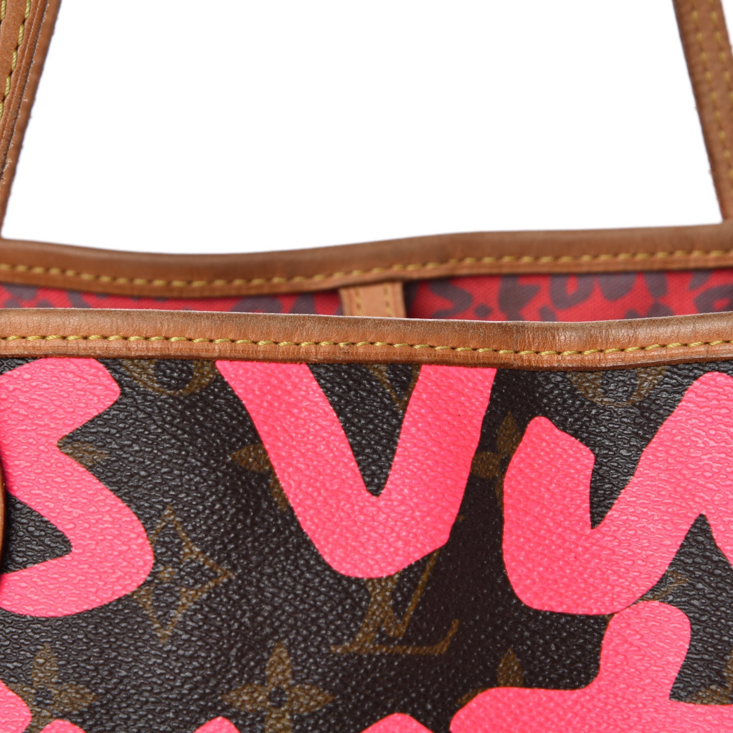 Louis Vuitton Monogram Graffiti Neverfull GM Fuchsia 16 of 19
