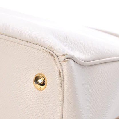 Prada Saffiano Lux Medium Tote Talco 13 of 19