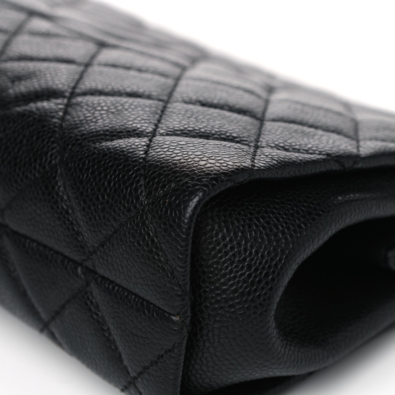 Chanel Caviar Quilted CC Large Clutch Black 11 of 15