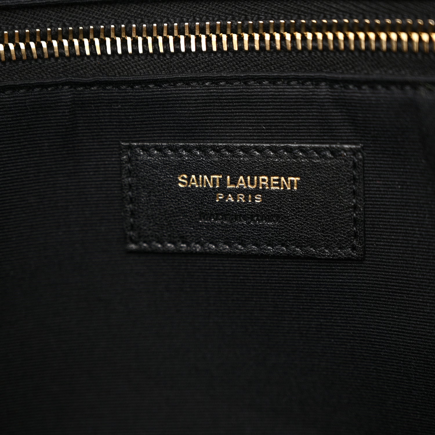 Saint Laurent Canvas Calfskin Leopard Print Rive Gauche Noe Tote Natural Black 6 of 11