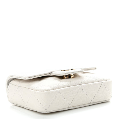 Chanel Caviar Quilted Belt Bag White 4 of 12