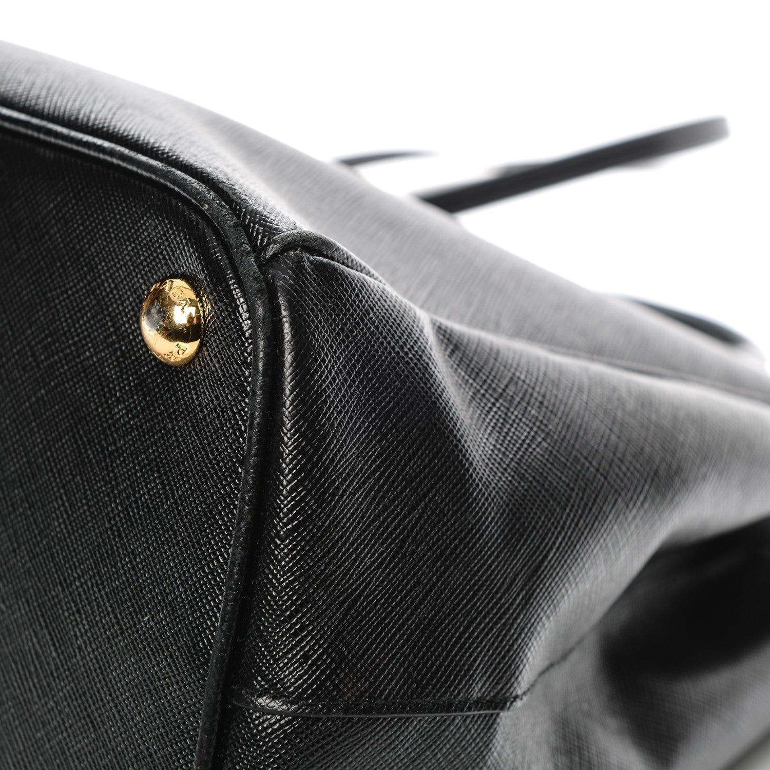 Prada Saffiano Medium Galleria Double Zip Tote Black 11 of 12