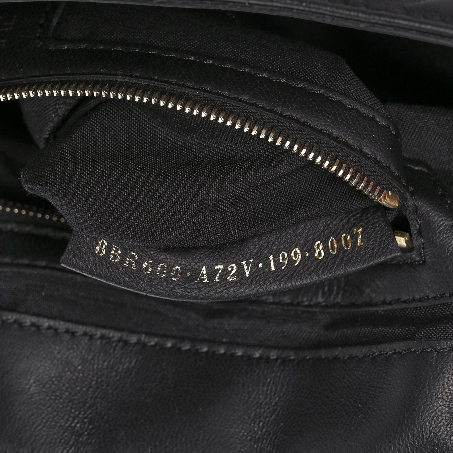 Nappa FF 1974 Embossed Baguette Black