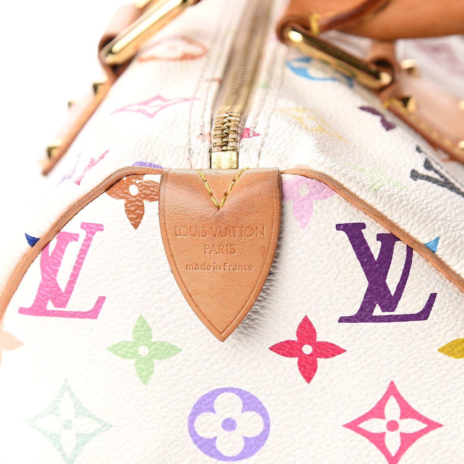 Louis Vuitton Monogram Multicolor Speedy 30 White 6 of 12