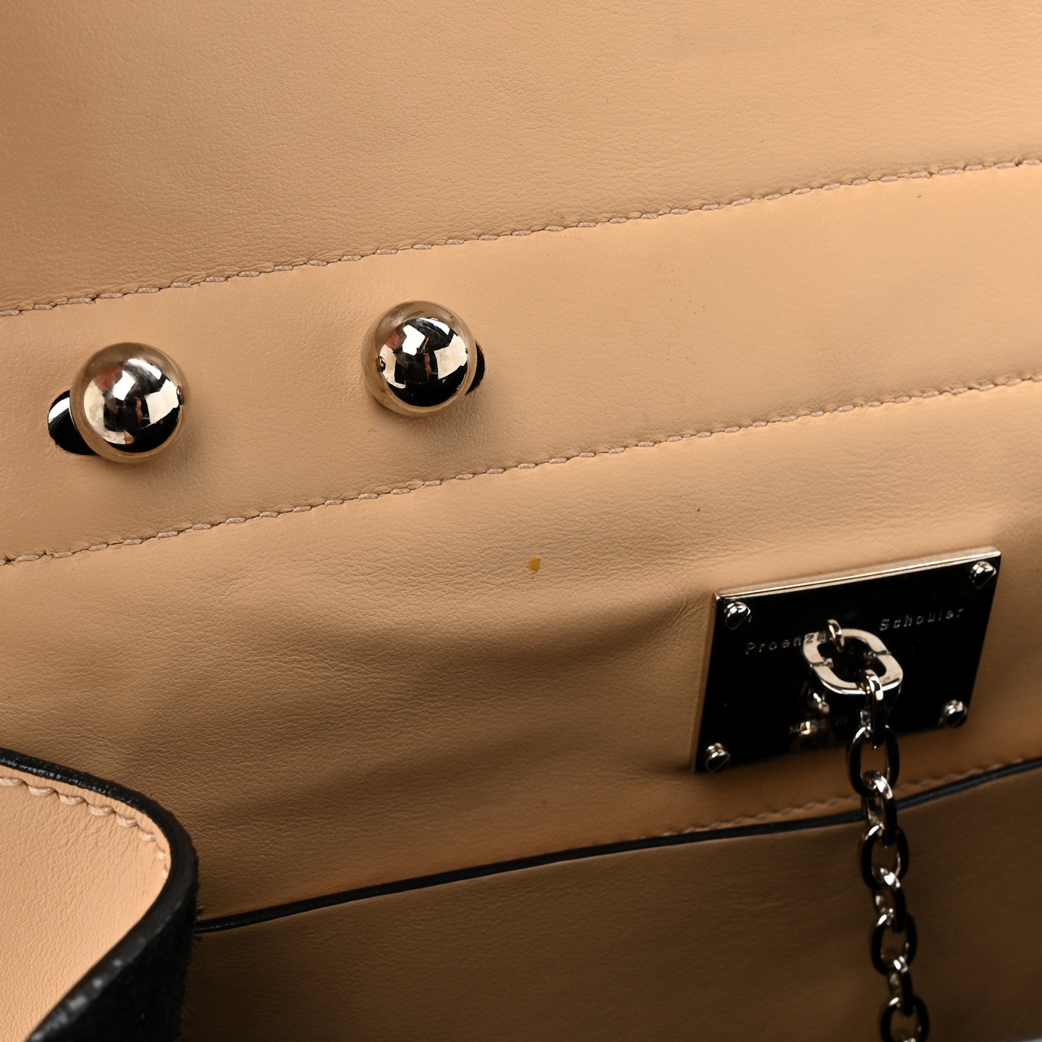 Proenza Schouler Calfskin Hava Top Handle Bag Warm Sand 15 of 19