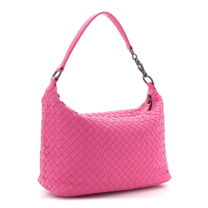 Bottega Veneta Nappa Intrecciato Small Shoulder Bag Rosa Shock 3 of 9