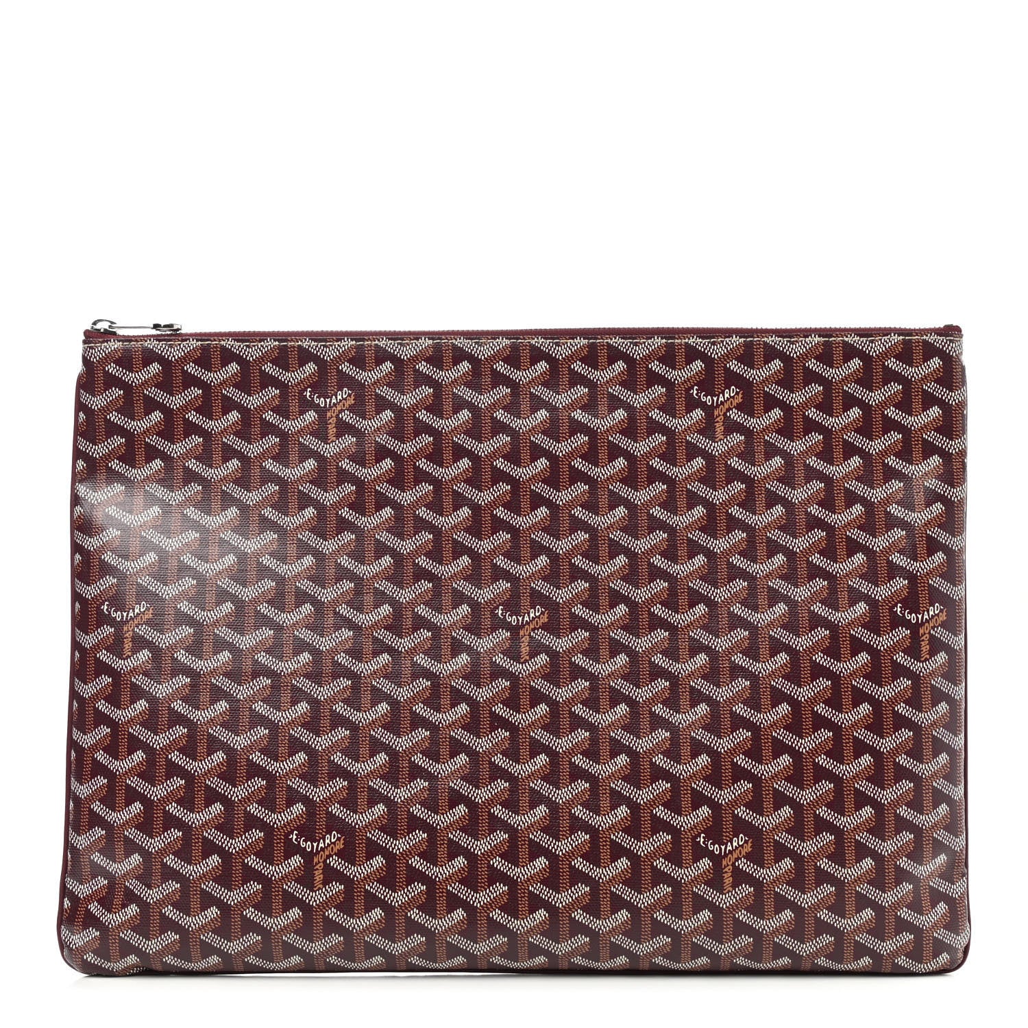 Goyard Goyardine Senat Pochette GM Burgundy 1 of 6
