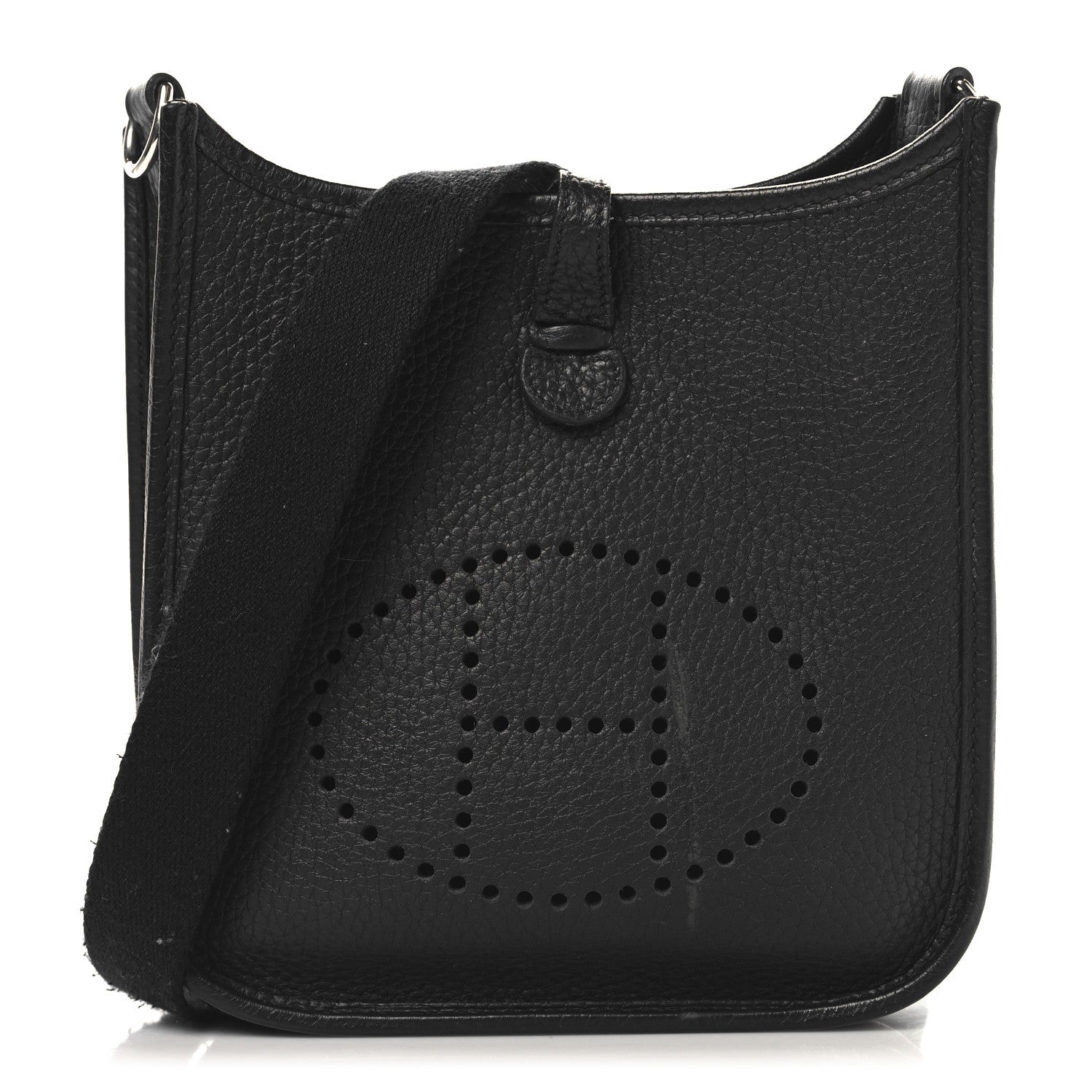 Hermes Taurillon Clemence Evelyne TPM Black 1 of 12