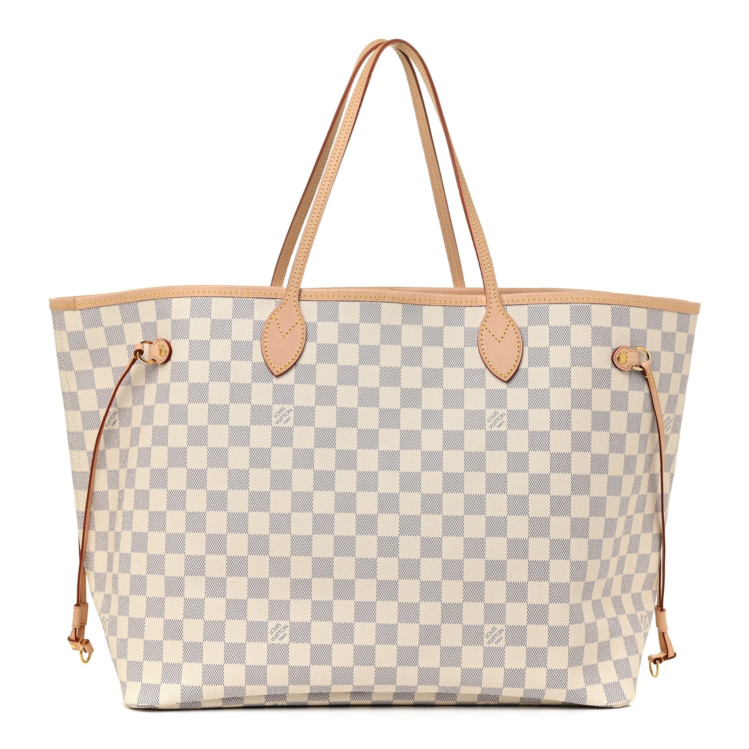 Louis Vuitton Damier Azur Neo Neverfull GM Rose Ballerine 3 of 10