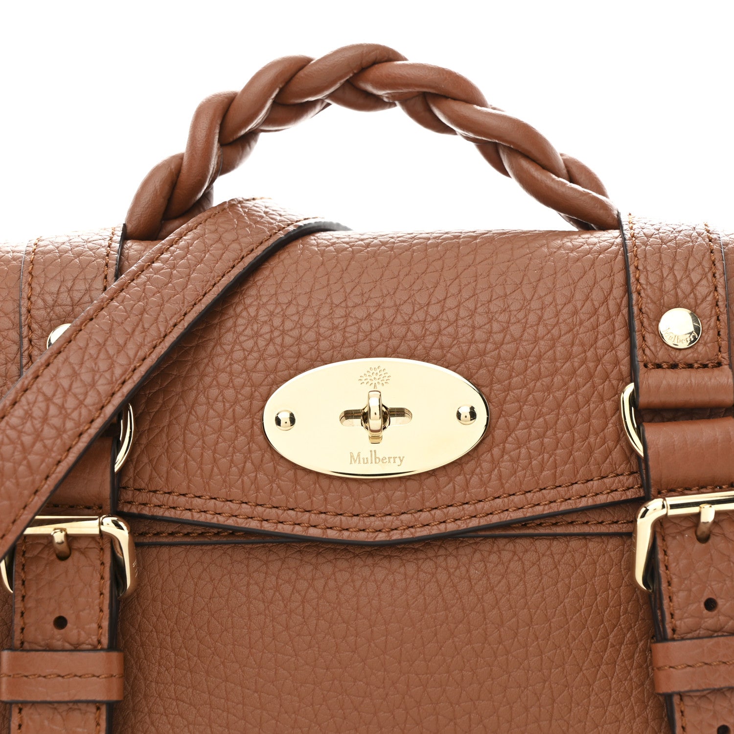 Mulberry Heavy Grain Mini Alexa Chestnut 9 of 11