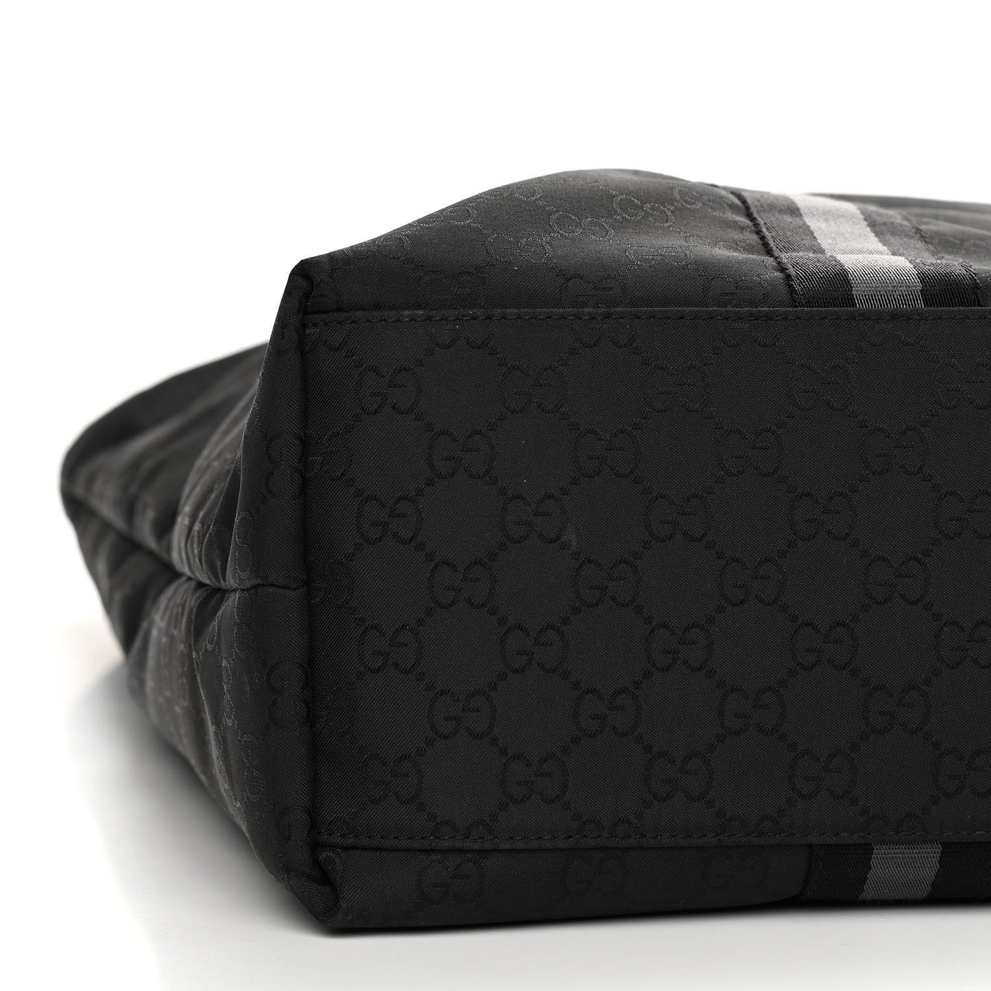 Nylon Monogram Tote Black