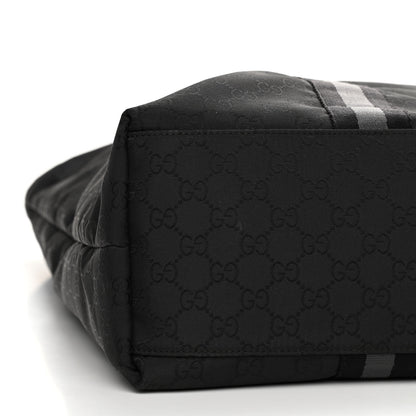 Gucci Nylon Monogram Tote Black 9 of 10