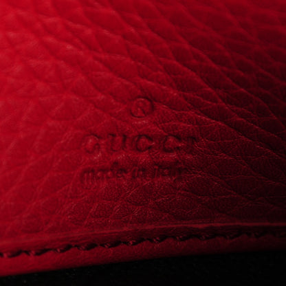 Gucci Pebbled Calfskin Soho Continental Wallet Red 7 of 10