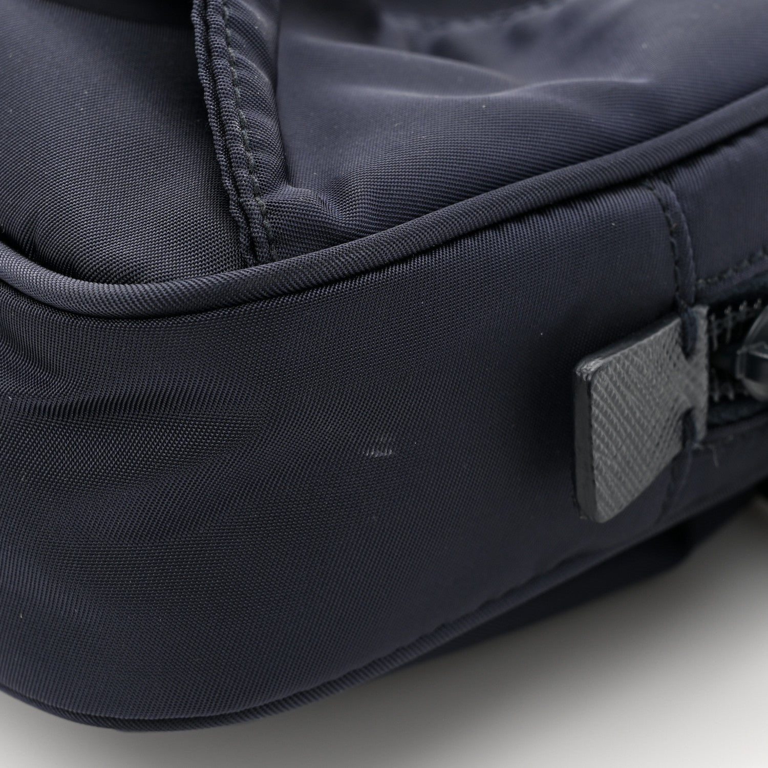 Prada Re-Nylon Saffiano Belt Bag Navy 10 of 11