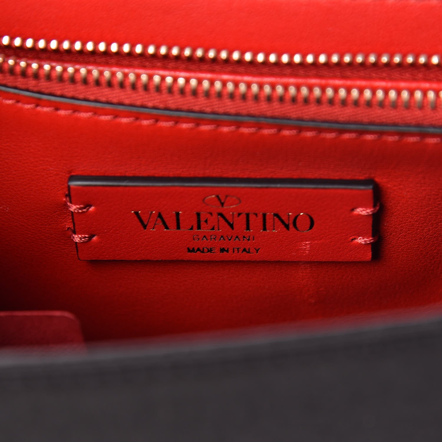 Valentino Garavani Silk Satin Small VCase Shoulder Bag Black 6 of 10