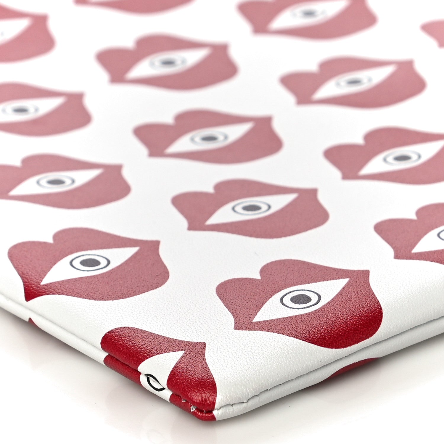 Celine X ANNELI SANAYE HENRIKSSON Smooth Calfskin Telepathic Pouch Red White 8 of 9