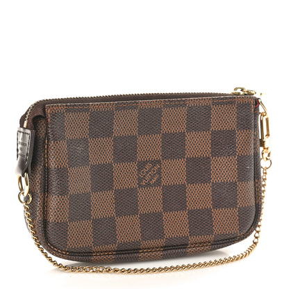 Louis Vuitton Damier Ebene Mini Pochette Accessories 2 of 10