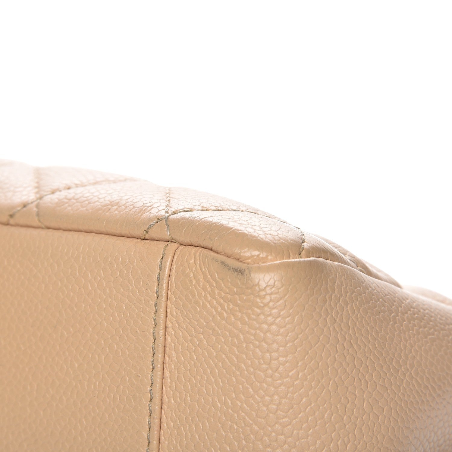 Chanel Caviar Quilted Grand Shopping Tote GST Beige Clair 9 of 11