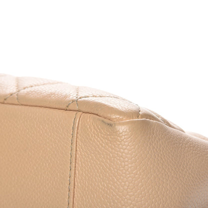 Chanel Caviar Quilted Grand Shopping Tote GST Beige Clair 9 of 11