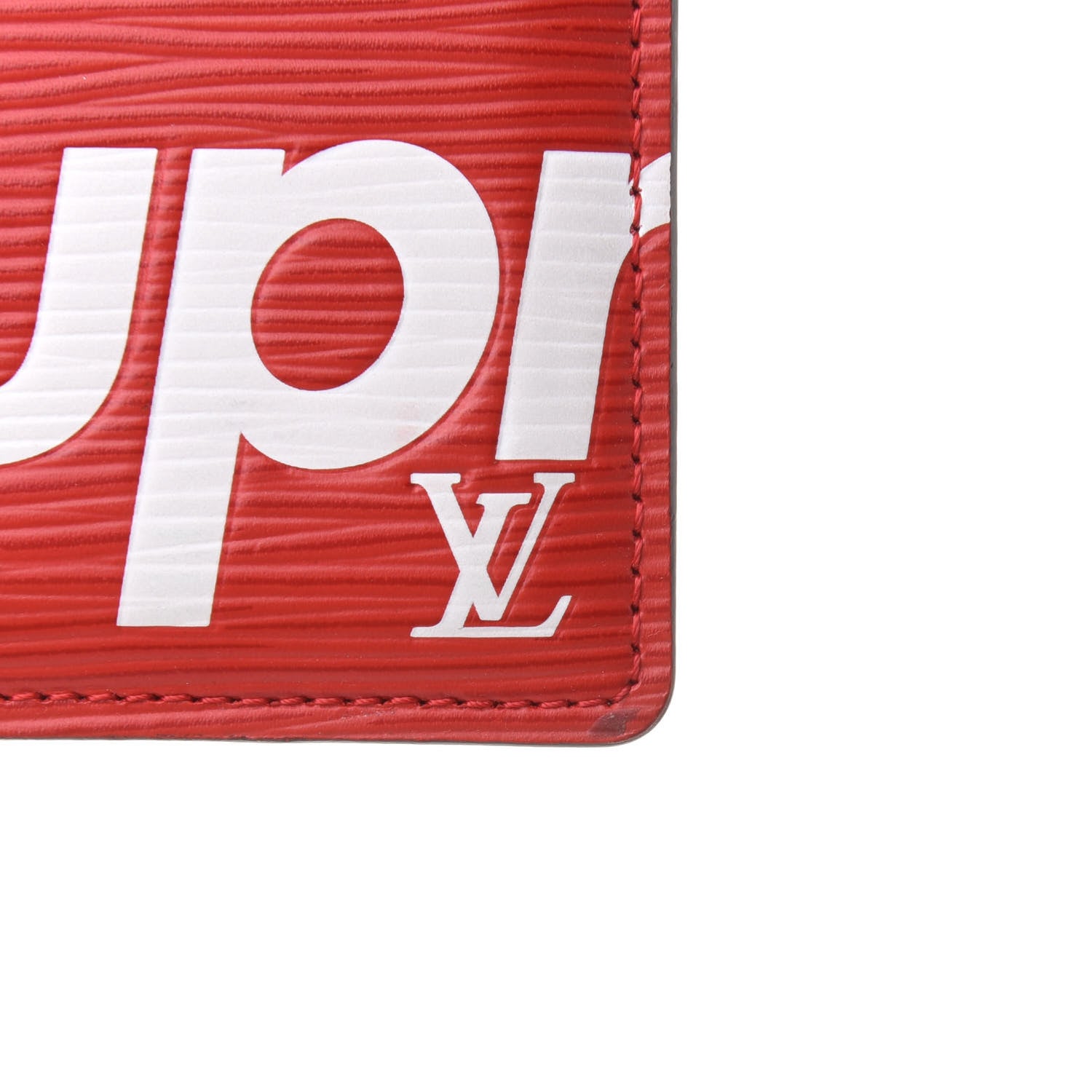 Louis Vuitton X SUPREME Epi Card Holder Red 7 of 8