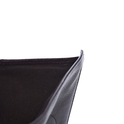 Chanel Caviar Timeless CC Yen Wallet Dark Brown 22 of 22