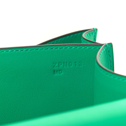 Hermes Swift Toile H Berline Constance 24 Menthe 7 of 9